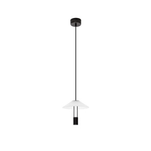 Lampa wisząca designerska Shifty LED 3000K 22cm biało-czarna