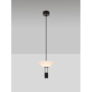 Lampa wisząca designerska Shifty II LED 3000K 22cm biało-czarna
