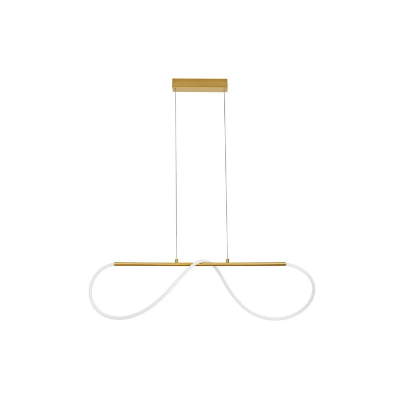 Lampa wisząca podłużna - nowoczesna Mortilla 90cm LED 3000K złota