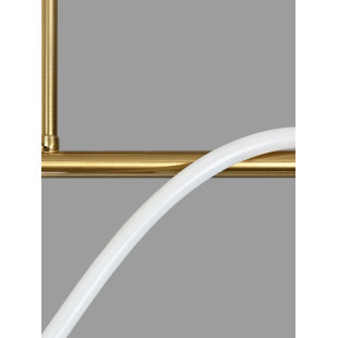 Lampa wisząca podłużna - nowoczesna Mortilla 90cm LED 3000K złota
