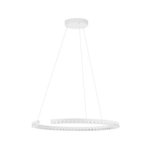 Lampa wisząca okrągła ze ściemniaczem Fazzano 65cm LED 3000K biała
