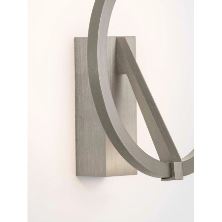 Kinkiet ring ściemniany Razza 22cm LED 2700-3000-4000K nikiel