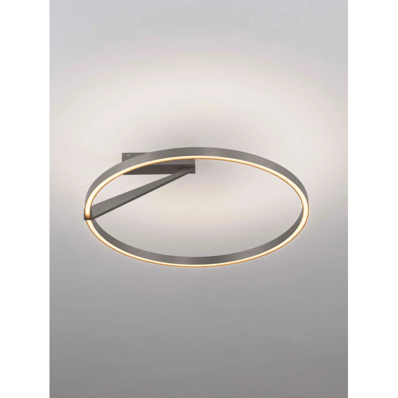 Plafon ring ściemniany Razza 60cm LED 2700-3000-4000K nikiel