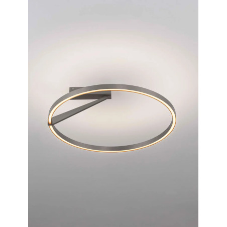 Plafon ring ściemniany Razza 60cm LED 2700-3000-4000K nikiel