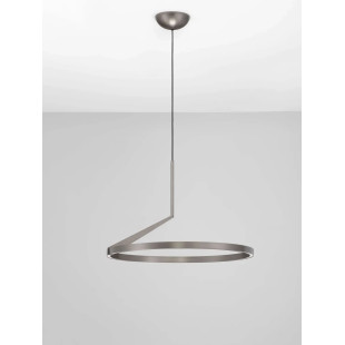 Lampa wisząca ring - ściemniana Razza 60cm LED 2700-3000-4000K nikiel