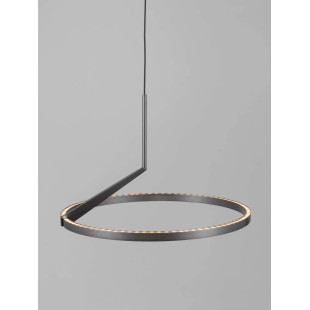Lampa wisząca ring - ściemniana Razza 60cm LED 2700-3000-4000K nikiel