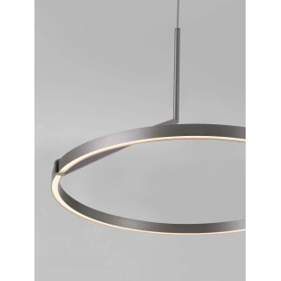 Lampa wisząca ring - ściemniana Razza 60cm LED 2700-3000-4000K nikiel