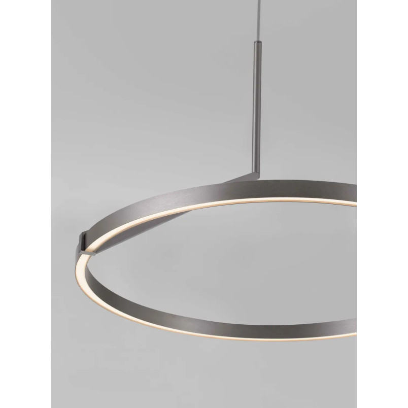Lampa wisząca ring - ściemniana Razza 60cm LED 2700-3000-4000K nikiel