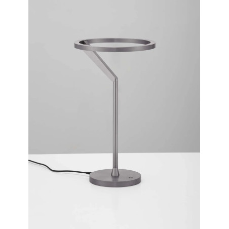 Lampa stołowa ring z dotykowym ściemniaczem Razza 22cm 3000K nikiel