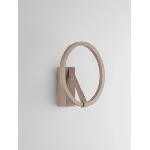 Kinkiet ring ściemniany Razza 22cm LED 2700-3000-4000K beżowe złoto