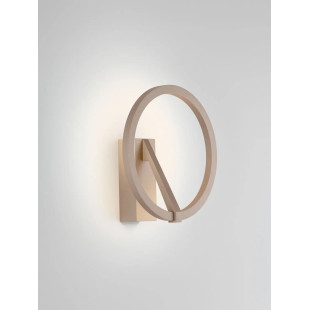 Kinkiet ring ściemniany Razza 22cm LED 2700-3000-4000K beżowe złoto