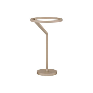 Lampa stołowa ring z dotykowym ściemniaczem Razza 22cm 3000K beżowe złoto