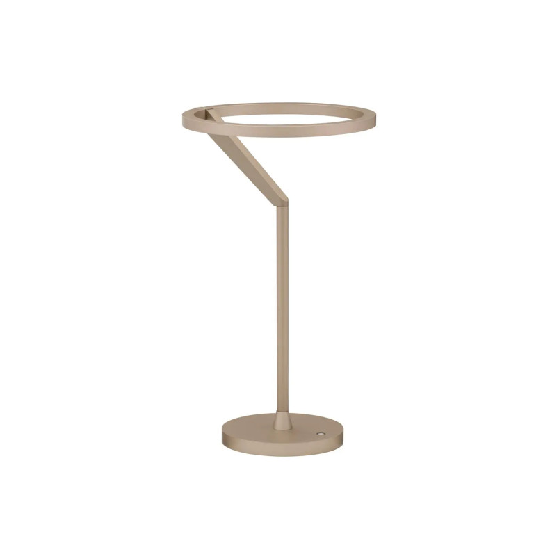 Lampa stołowa ring z dotykowym ściemniaczem Razza 22cm 3000K beżowe złoto