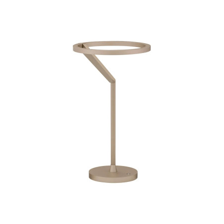 Lampa stołowa ring z dotykowym ściemniaczem Razza 22cm 3000K beżowe złoto