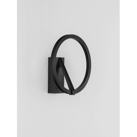 Kinkiet ring ściemniany Razza 22cm LED 2700-3000-4000K czarny