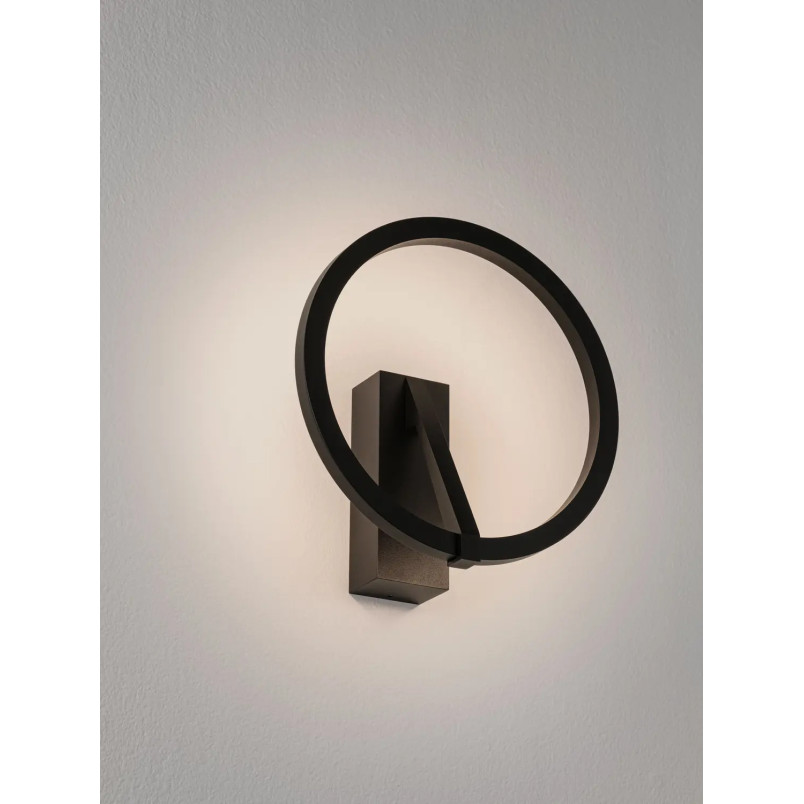 Kinkiet ring ściemniany Razza 22cm LED 2700-3000-4000K czarny