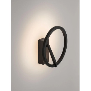 Kinkiet ring ściemniany Razza 22cm LED 2700-3000-4000K czarny