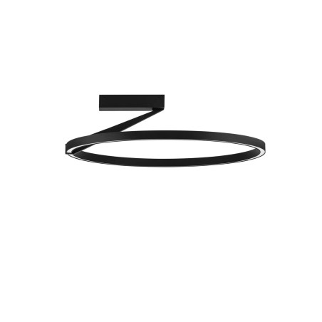 Plafon ring ściemniany Razza 60cm LED 2700-3000-4000K czarny