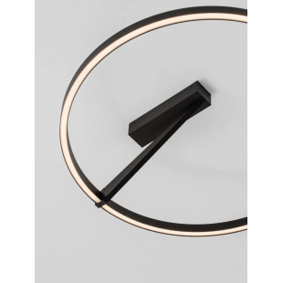 Plafon ring ściemniany Razza 60cm LED 2700-3000-4000K czarny