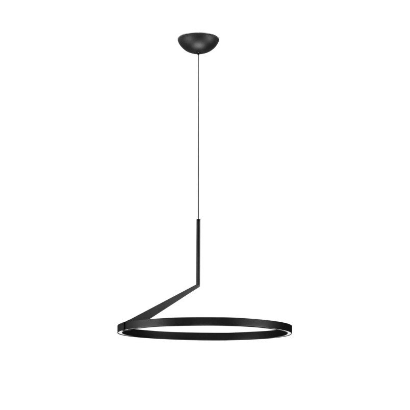 Lampa wisząca ring - ściemniana Razza 60cm LED 2700-3000-4000K czarna