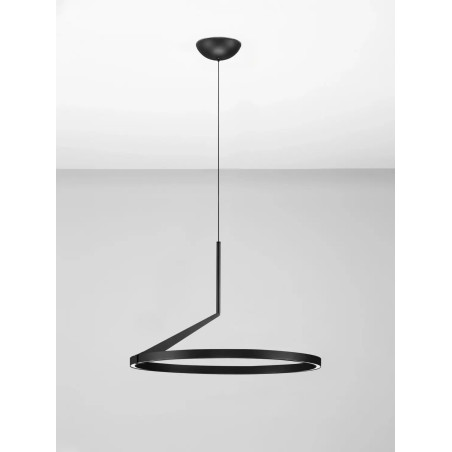 Lampa wisząca ring - ściemniana Razza 60cm LED 2700-3000-4000K czarna