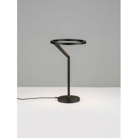 Lampa stołowa ring z dotykowym ściemniaczem Razza 22cm 3000K czarna