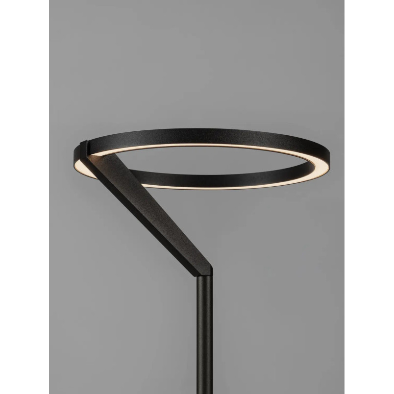 Lampa stołowa ring z dotykowym ściemniaczem Razza 22cm 3000K czarna