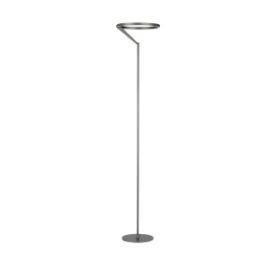 Lampa podłogowa ring z dotykowym ściemniaczem Razza 168cm 3000K nikiel