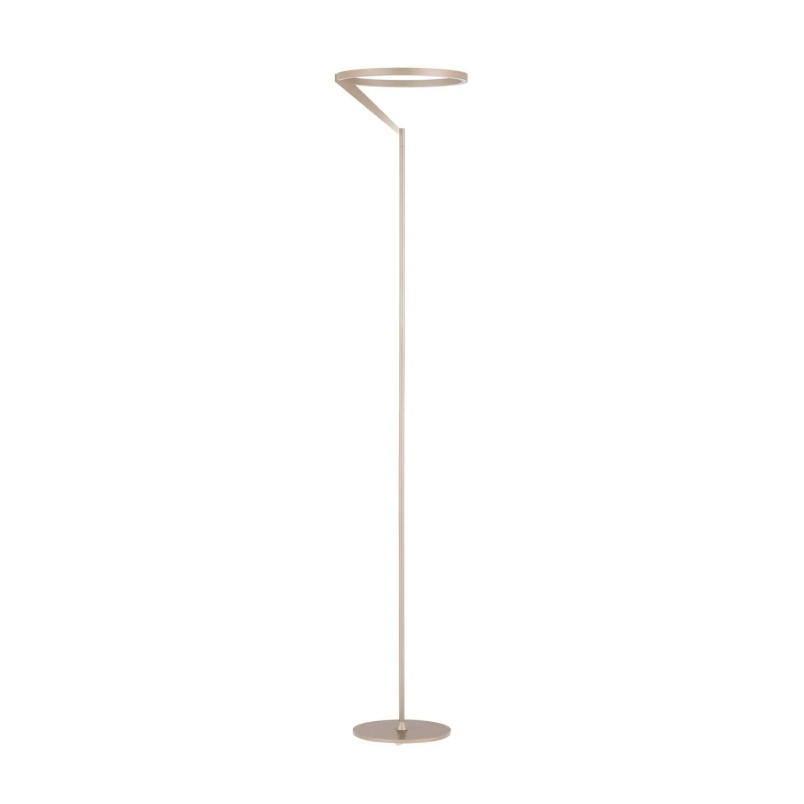Lampa podłogowa ring z dotykowym ściemniaczem Razza 168cm 3000K beżowe złoto