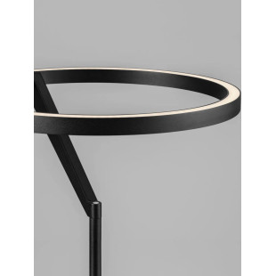 Lampa podłogowa ring z dotykowym ściemniaczem Razza 168cm 3000K czarna