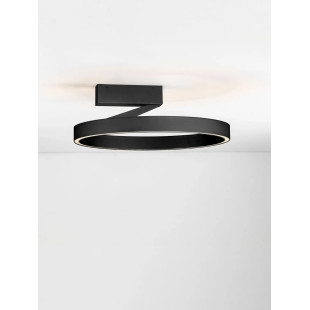 Plafon ring - ściemniacz triac Fronti LED CCT 2700-4000K 50cm czarny