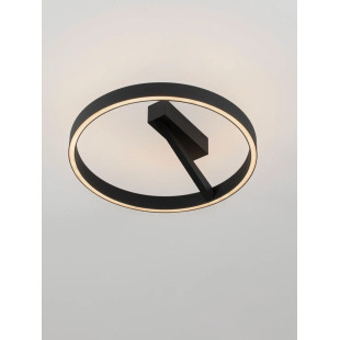 Plafon ring - ściemniacz triac Fronti LED CCT 2700-4000K 50cm czarny