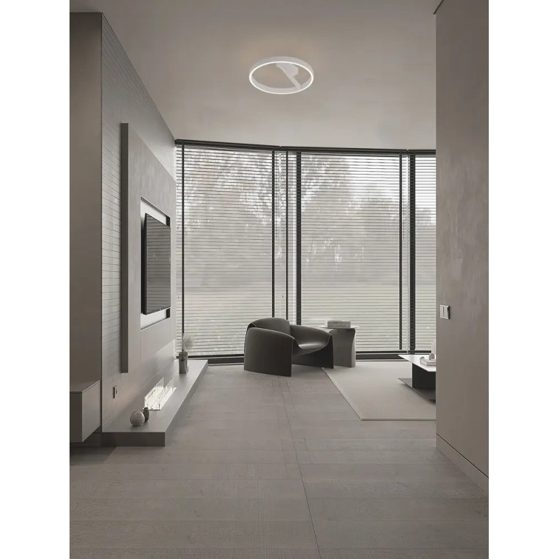 Plafon ring - ściemniacz triac Fronti LED CCT 2700-4000K 50cm biały
