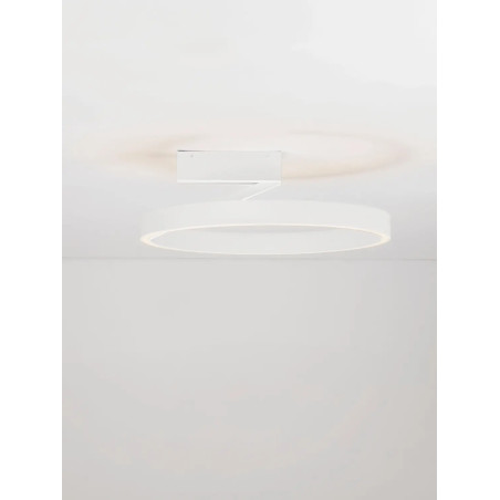 Plafon ring - ściemniacz triac Fronti LED CCT 2700-4000K 50cm biały