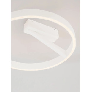 Plafon ring - ściemniacz triac Fronti LED CCT 2700-4000K 50cm biały