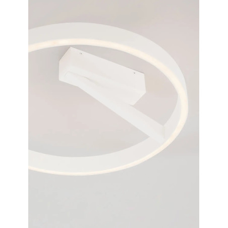 Plafon ring - ściemniacz triac Fronti LED CCT 2700-4000K 50cm biały