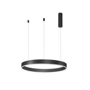 Lampa wisząca okrągła ring - ściemniacz triac Lupia 60cm LED 3000K czarna
