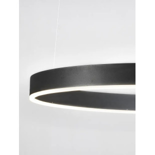 Lampa wisząca okrągła ring - ściemniacz triac Lupia 80cm LED 3000K czarna