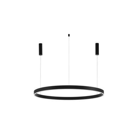 Lampa wisząca okrągła ring - ściemniacz triac Lupia 120cm LED 3000K czarna