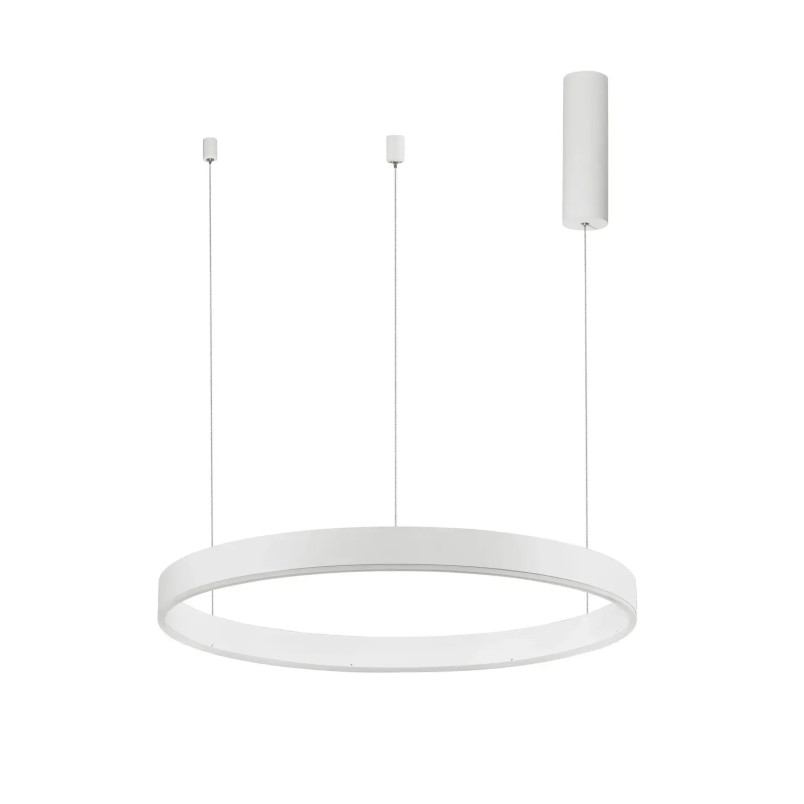Lampa wisząca okrągła ring - ściemniacz triac Lupia 60cm LED 3000K biała