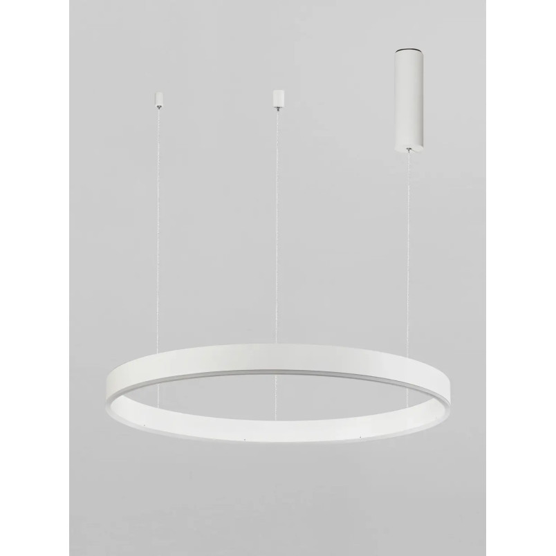 Lampa wisząca okrągła ring - ściemniacz triac Lupia 60cm LED 3000K biała