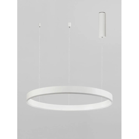 Lampa wisząca okrągła ring - ściemniacz triac Lupia 60cm LED 3000K biała