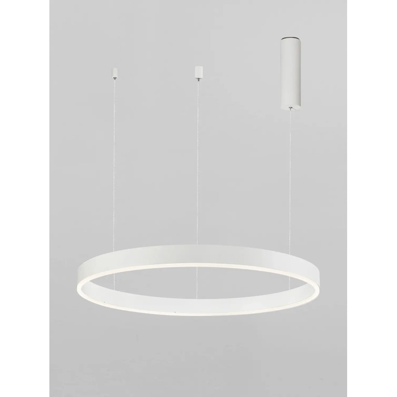 Lampa wisząca okrągła ring - ściemniacz triac Lupia 60cm LED 3000K biała