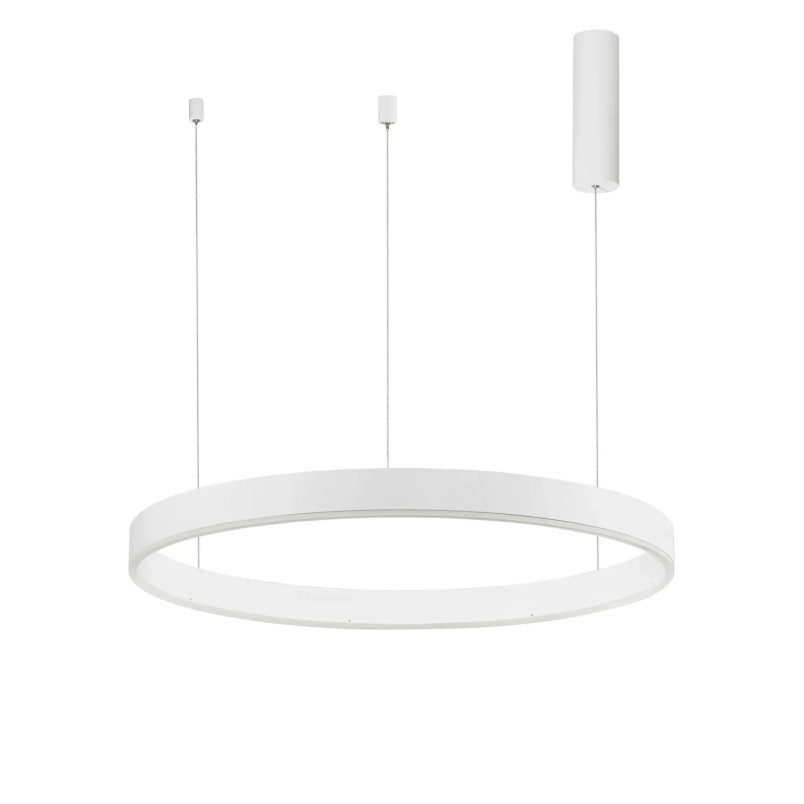 Lampa wisząca okrągła ring - ściemniacz triac Lupia 80cm LED 3000K biała