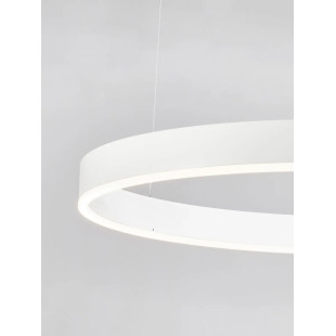 Lampa wisząca okrągła ring - ściemniacz triac Lupia 80cm LED 3000K biała