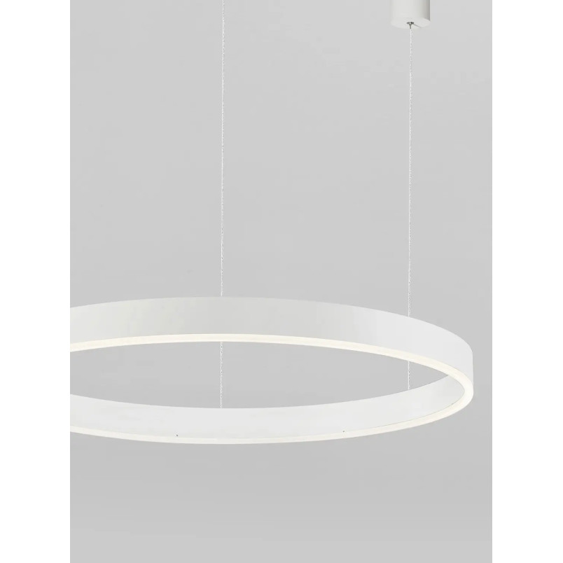 Lampa wisząca okrągła ring - ściemniacz triac Lupia 100cm LED 3000K biała