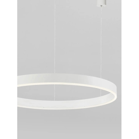 Lampa wisząca okrągła ring - ściemniacz triac Lupia 100cm LED 3000K biała