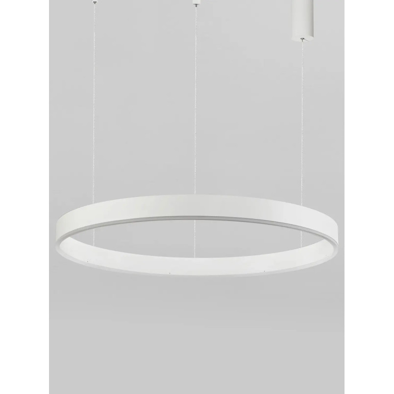 Lampa wisząca okrągła ring - ściemniacz triac Lupia 100cm LED 3000K biała