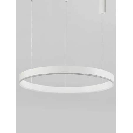 Lampa wisząca okrągła ring - ściemniacz triac Lupia 100cm LED 3000K biała