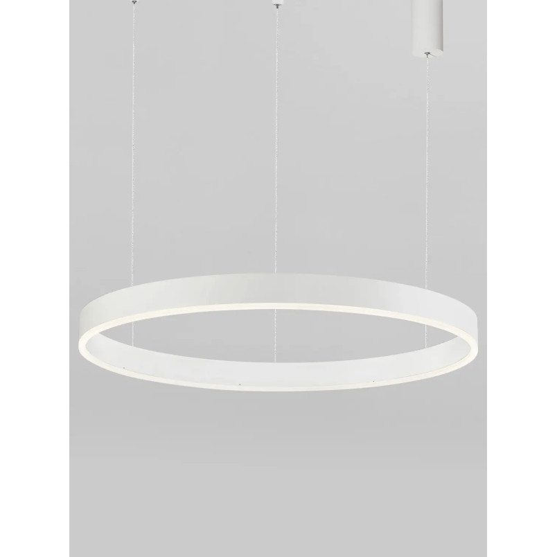 Lampa wisząca okrągła ring - ściemniacz triac Lupia 100cm LED 3000K biała